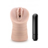 Телесный мастурбатор-вагина Ayumi с вибрацией - Blush Novelties - в Махачкале купить с доставкой