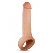 Телесная насадка-удлинитель Thrive 8.75 Inch Realistic Penis Extender Sleeve - 22,2 см. - Blush Novelties - в Махачкале купить с доставкой