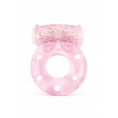 Розовое эрекционное виброкольцо с бабочкой - 1137 - в Махачкале купить с доставкой