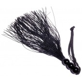 Черная силиконовая плетка - 25,4 см. - Boys of Toys - купить с доставкой в Махачкале