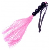 Розовая силиконовая плеть - 35,5 см. - Boys of Toys - купить с доставкой в Махачкале