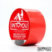 Красный скотч для фиксации Non-Sticky Bondage Tape - 15 м. - Intoyou - купить с доставкой в Махачкале