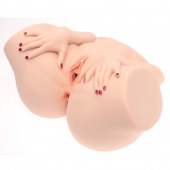 Телесный мастурбатор-полуторс Barbie - Naked Factory - в Махачкале купить с доставкой