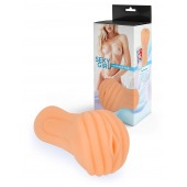 Эластичный мастурбатор в виде вагины телесного цвета - Sexy Girl - в Махачкале купить с доставкой