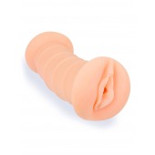Телесный двусторонний мастурбатор с вибропулей и эрекционными кольцами в комплекте - Sexy Girl - в Махачкале купить с доставкой