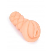 Телесный мастурбатор-вагина с вибропулей и эрекционными кольцами в комплекте - Sexy Girl - в Махачкале купить с доставкой