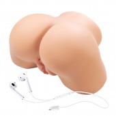 Телесный мастурбатор Olivia с 2 любовными отверстиями - Baile - в Махачкале купить с доставкой