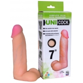 Фаллическая насадка Харнесс UNICOCK 7  - 19 см. - LOVETOY (А-Полимер) - купить с доставкой в Махачкале
