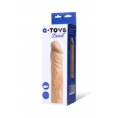Насадка с ярко выраженной головкой и рельефным стволом - 19 см. - A-toys - в Махачкале купить с доставкой