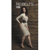 Пояс с клёпками Yona Black - Rebelts - купить с доставкой в Махачкале