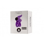 Эрекционное кольцо с подхватом мошонки и стимуляцией клитора Bullet Lastic Ring - Adrien Lastic - в Махачкале купить с доставкой