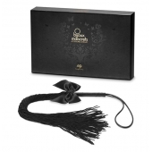 Чёрная плётка Lilly Whip Bijoux - Bijoux Indiscrets - купить с доставкой в Махачкале