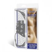 Утяжка на пенис и мошонку Cock Ring With 1.5  Ball Stretcher And Optional Weight Ring - BlueLine - купить с доставкой в Махачкале
