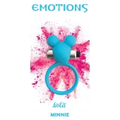 Голубое эрекционное виброколечко Emotions Minnie Breeze - Lola Games - в Махачкале купить с доставкой