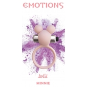 Розовое эрекционное виброколечко Emotions Minnie Light pink - Lola Games - в Махачкале купить с доставкой