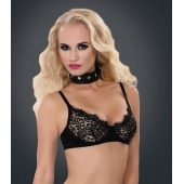 Полиуретановый ошейник с пуклями и D-кольцами Collar with Studs - Blush Novelties - купить с доставкой в Махачкале
