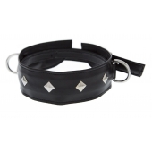 Полиуретановый ошейник с пуклями и D-кольцами Collar with Studs - Blush Novelties - купить с доставкой в Махачкале