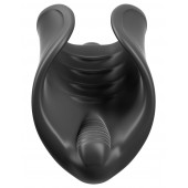 Чёрный мастурбатор Vibrating Silicone Stimulator с вибрацией - Pipedream - в Махачкале купить с доставкой