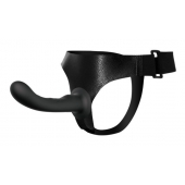 Страпон с изогнутой головкой Ultra Harness Curvy Dildo - 15,8 см. - Baile - купить с доставкой в Махачкале