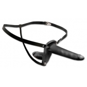Женский страпон с вагинальной пробкой Double Penetrix Strap-on - 15 см. - Pipedream - купить с доставкой в Махачкале
