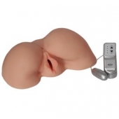 Телесная вибровагина из киберкожи с выносным пультом - LOVETOY (А-Полимер) - в Махачкале купить с доставкой
