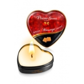 Массажная свеча с ароматом карамели Bougie Massage Candle - 35 мл. - Plaisir Secret - купить с доставкой в Махачкале