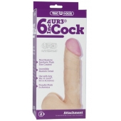 Ультра реалистичная насадка Vac-U-Lock  6  ULTRASKYN Cock - 17,3 см. - Doc Johnson - купить с доставкой в Махачкале