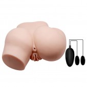 Телесный полуторс с двумя любовными тоннелями и вибрацией - Baile - в Махачкале купить с доставкой