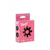 Чёрное эрекционное кольцо Rings Gear - Lola Games - в Махачкале купить с доставкой