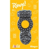 Чёрное эрекционное кольцо Rings Ringer - Lola Games - в Махачкале купить с доставкой