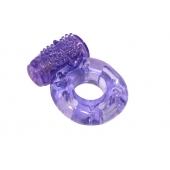 Фиолетовое эрекционное кольцо с вибрацией Rings Axle-pin - Lola Games - в Махачкале купить с доставкой