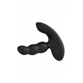 Черный силиконовый стимулятор простаты Levett Nitoc с пультом ДУ - Levett - в Махачкале купить с доставкой