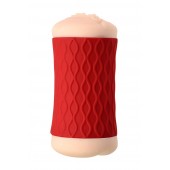 Двухсторонний мастурбатор JOS  NADIN в красном цилиндре - JOS - в Махачкале купить с доставкой