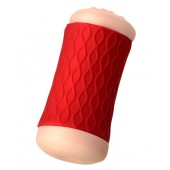 Двухсторонний мастурбатор JOS  NADIN в красном цилиндре - JOS - в Махачкале купить с доставкой