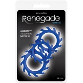 Набор из 3 синих эрекционных колец Renegade Gears - NS Novelties - в Махачкале купить с доставкой