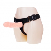 Телесный фаллоимитатор на трусиках Jessica Strap-On - 15,5 см. - Baile - купить с доставкой в Махачкале