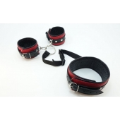 Кожаный БДСМ-набор - БДСМ Арсенал - купить с доставкой в Махачкале