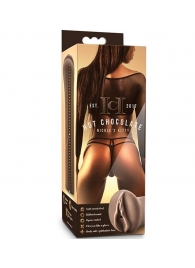 Коричневый мастубратор-вагина Nicole s Kitty - Blush Novelties - в Махачкале купить с доставкой