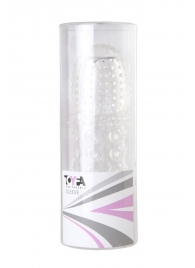 Прозрачная закрытая гелевая насадка - 13,5 см. - Toyfa Basic - в Махачкале купить с доставкой