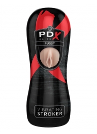 Мастурбатор-вагина Vibrating Pussy Stroker с вибрацией - Pipedream - в Махачкале купить с доставкой