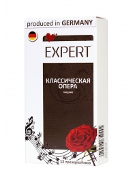 Гладкие презервативы Expert  Классическая опера  - 12 шт. - Expert - купить с доставкой в Махачкале