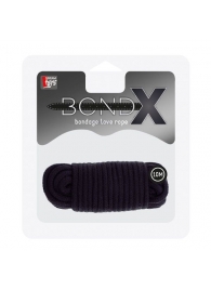 Черная веревка для связывания BONDX LOVE ROPE - 10 м. - Dream Toys - купить с доставкой в Махачкале