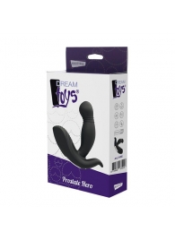 Черный вибромассажер простаты PROSTATE HERO - Dream Toys - в Махачкале купить с доставкой
