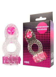 Прозрачное эрекционное кольцо Erowoman-Eroman - Erowoman-Eroman - в Махачкале купить с доставкой