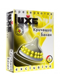 Презерватив LUXE  Exclusive  Кричащий банан  - 1 шт. - Luxe - купить с доставкой в Махачкале