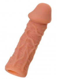 Телесная реалистичная насадка KOKOS Extreme Sleeve 05 с дополнительной стимуляцией - 12,7 см. - KOKOS - в Махачкале купить с доставкой