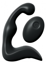 Черный вибромассажер простаты с пультом ДУ Control P-Spot Pro - Pipedream - в Махачкале купить с доставкой