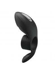Черное кольцо на пенис с вибрацией Vibration Penis Sleeve - Baile - в Махачкале купить с доставкой