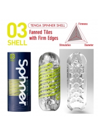 Мастурбатор SPINNER Shell - Tenga - в Махачкале купить с доставкой