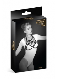 Черная упряжь на грудь Clara - Bijoux Pour Toi - купить с доставкой в Махачкале